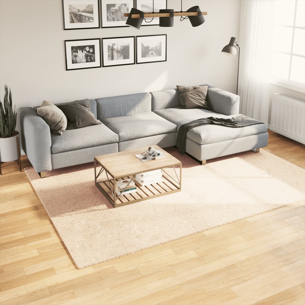 Alfombra de pelo corto suave lavable HUARTE antracita 100x200cm