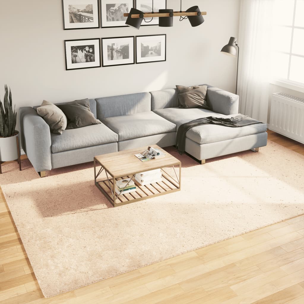 Alfombra de pelo corto suave lavable HUARTE antracita 100x200cm