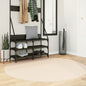 HUARTE Anthracite Washable Soft Low-Pile Rug 100x200cm