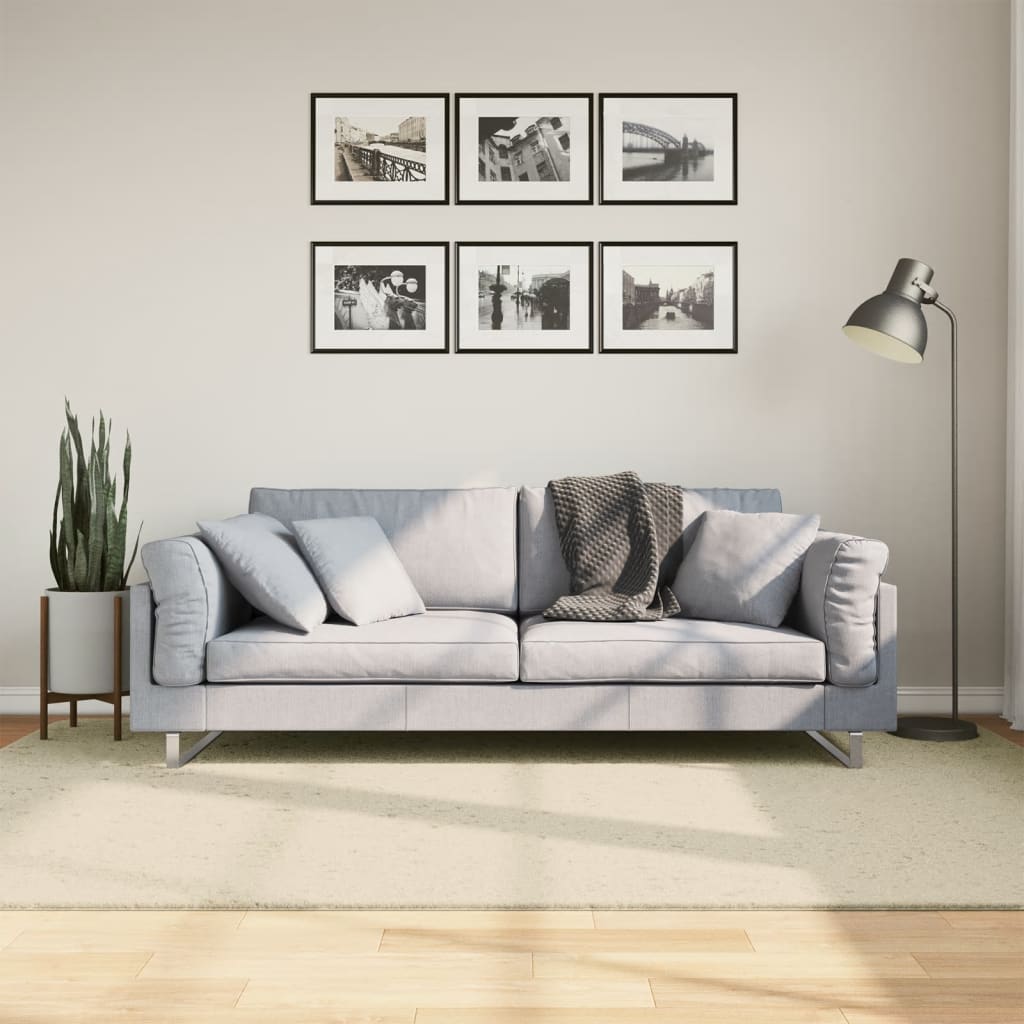 Alfombra de pelo corto suave lavable HUARTE antracita 100x200cm