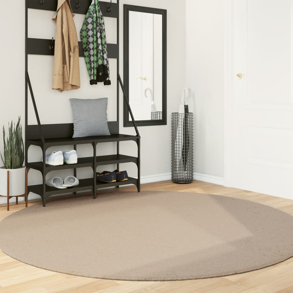 Alfombra de pelo corto suave lavable HUARTE antracita 100x200cm