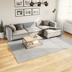 Alfombra de pelo corto suave lavable HUARTE antracita 100x200cm