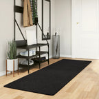 Alfombra de pelo corto suave lavable HUARTE antracita 100x200cm