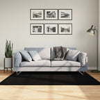 Alfombra de pelo corto suave lavable HUARTE antracita 100x200cm