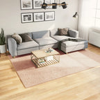 Alfombra de pelo corto suave lavable HUARTE antracita 100x200cm