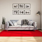 Alfombra de pelo corto suave lavable HUARTE antracita 100x200cm