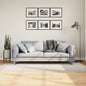 Short pile Scandinavian look rug IZA anthracite Ø 100 cm