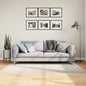 Short pile Scandinavian look rug IZA anthracite Ø 100 cm