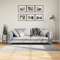 Short pile Scandinavian look rug IZA anthracite Ø 100 cm