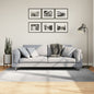 Short pile Scandinavian look rug IZA anthracite Ø 100 cm