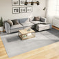 Short pile Scandinavian look rug IZA anthracite Ø 100 cm