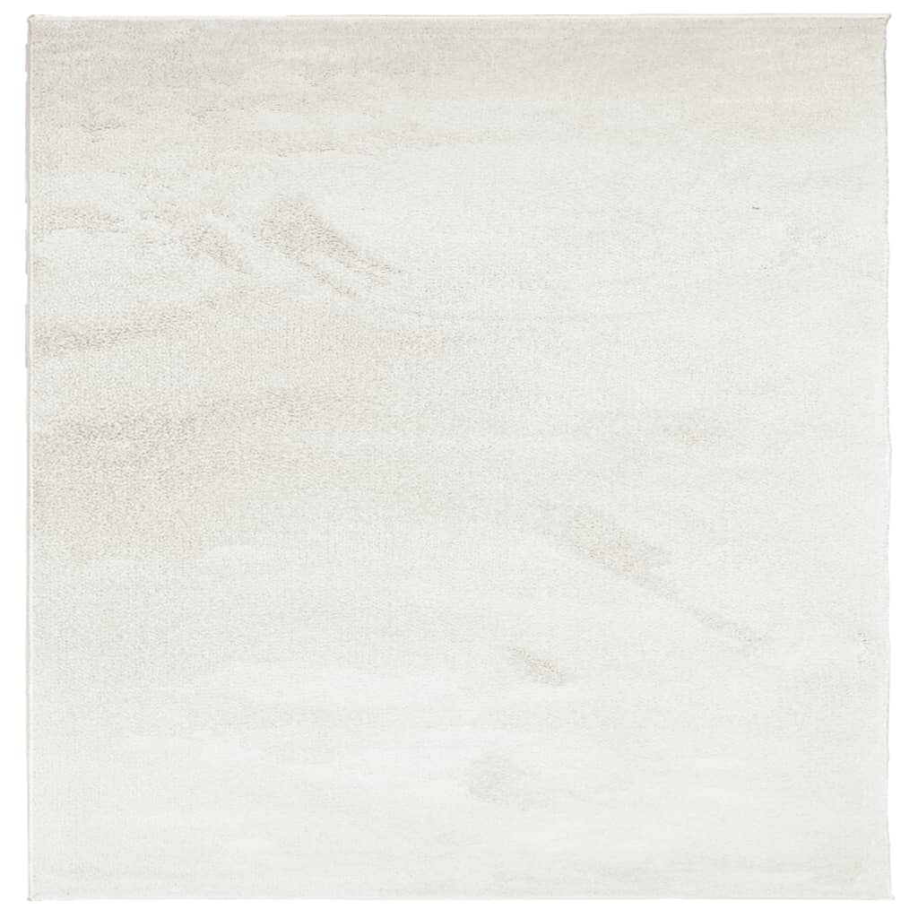 Alfombra de pelo corto OVIEDO beige 120x120 cm