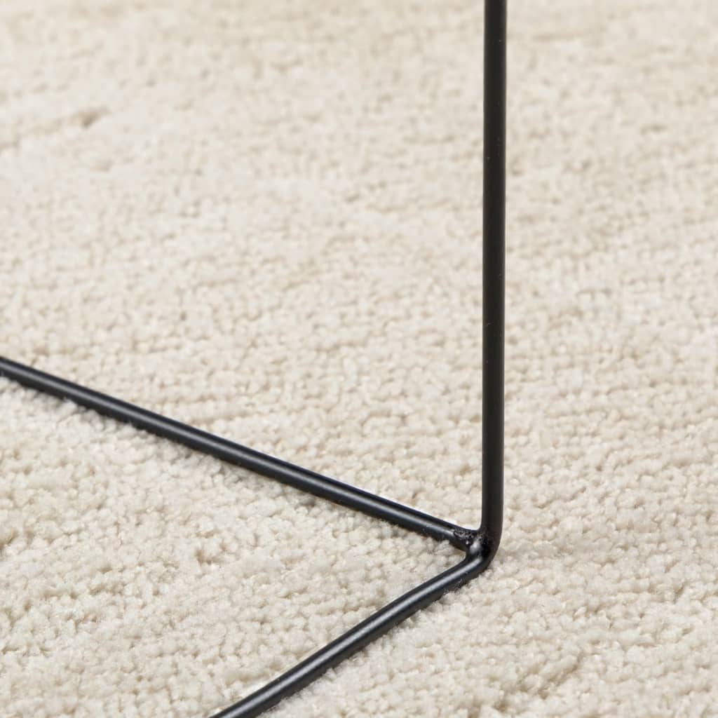 Alfombra de pelo corto OVIEDO beige 120x120 cm