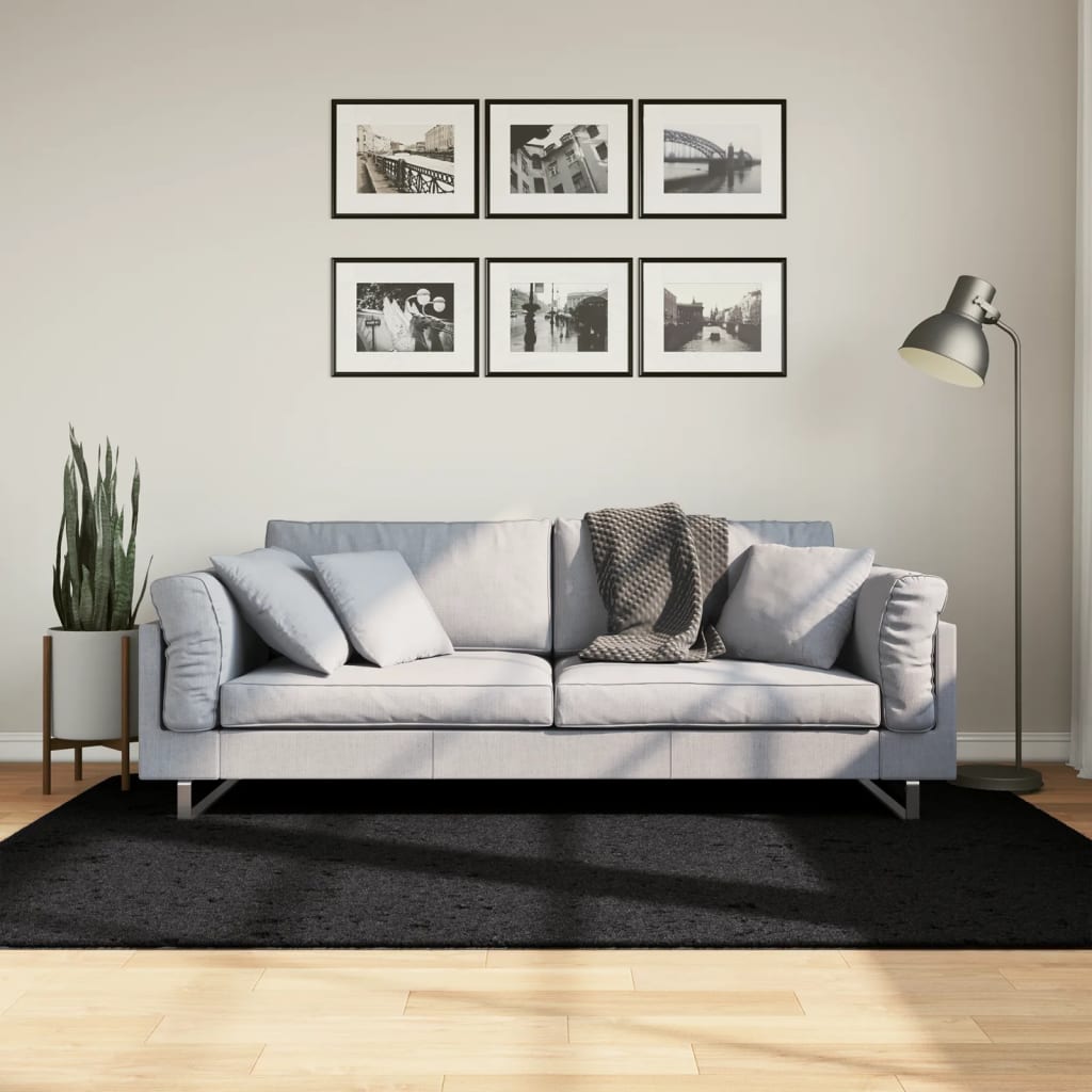 Alfombra de pelo corto OVIEDO beige 120x120 cm
