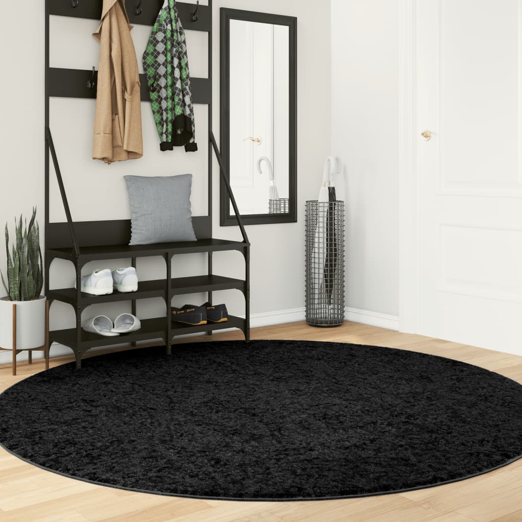 Alfombra de pelo corto OVIEDO beige 120x120 cm