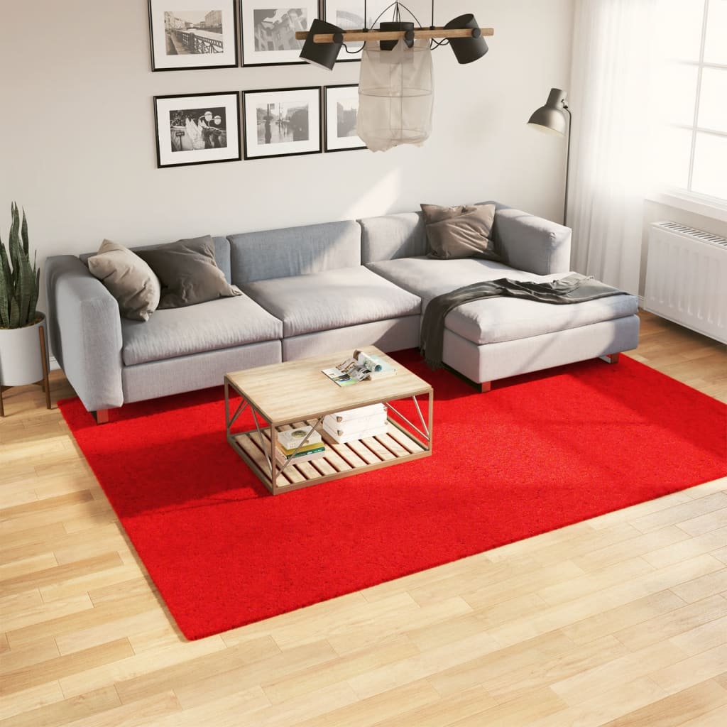 Alfombra de pelo corto OVIEDO beige 120x120 cm