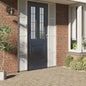 Lámina de ventana esmerilada diseño de rayas PVC 45x1000 cm