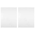 Láminas espejo para ventana autoadhesivas 2 uds 60x200 cm PET