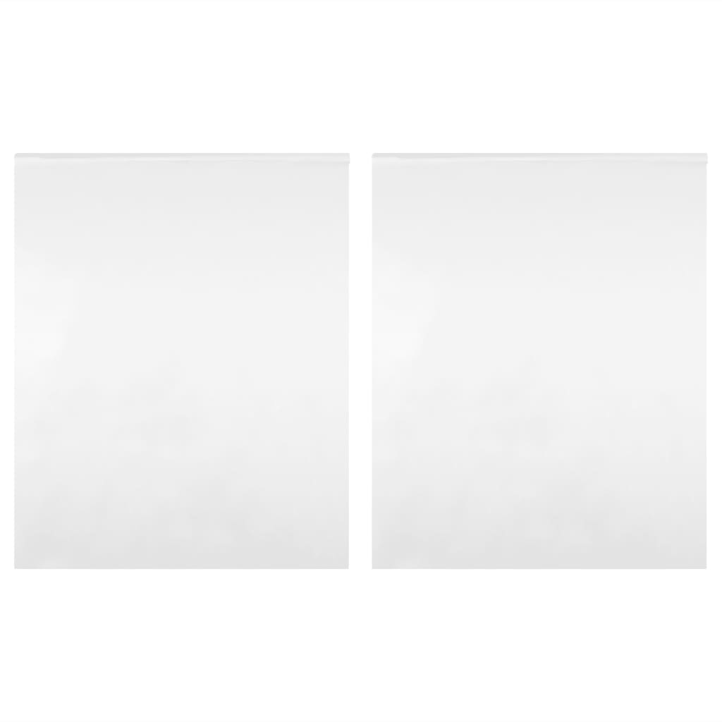 Láminas espejo para ventana autoadhesivas 2 uds 60x200 cm PET