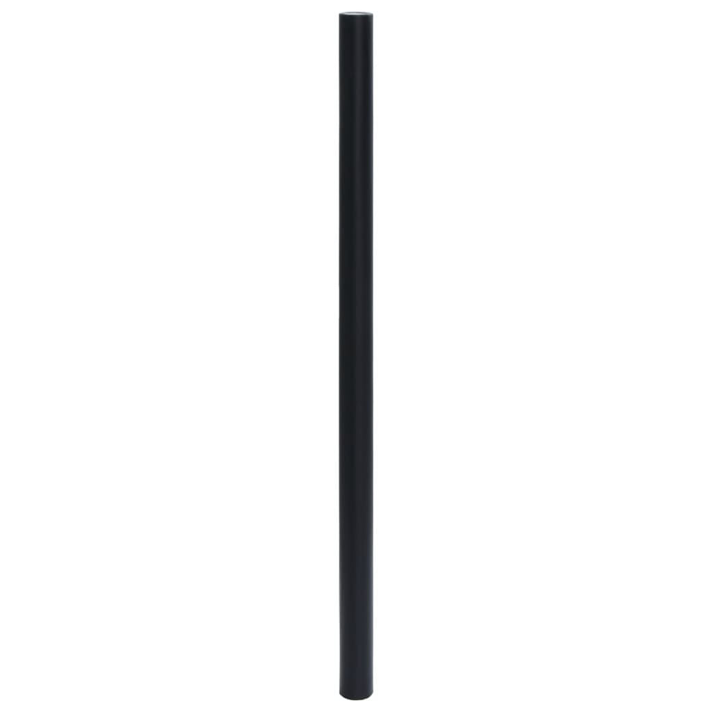 Adhesivo para muebles autoadhesivo negro mate 90x500 cm PVC