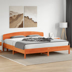 Cama sin colchón madera maciza de pino blanca 180x200 cm