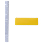 Láminas de ventana esmerilada 2 uds PVC patrón de bambú