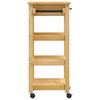 Carrito de cocina MONZA madera maciza de pino 48x40x88,5 cm
