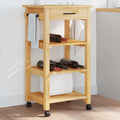 Carrito de cocina MONZA madera maciza de pino 48x40x88,5 cm