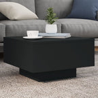 Mesa de centro con luces LED blanco 100x100x31 cm