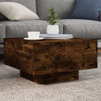 Mesa de centro con luces LED blanco 100x100x31 cm