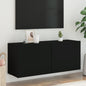 Mueble para TV de madera blanco 90x30x40 cm