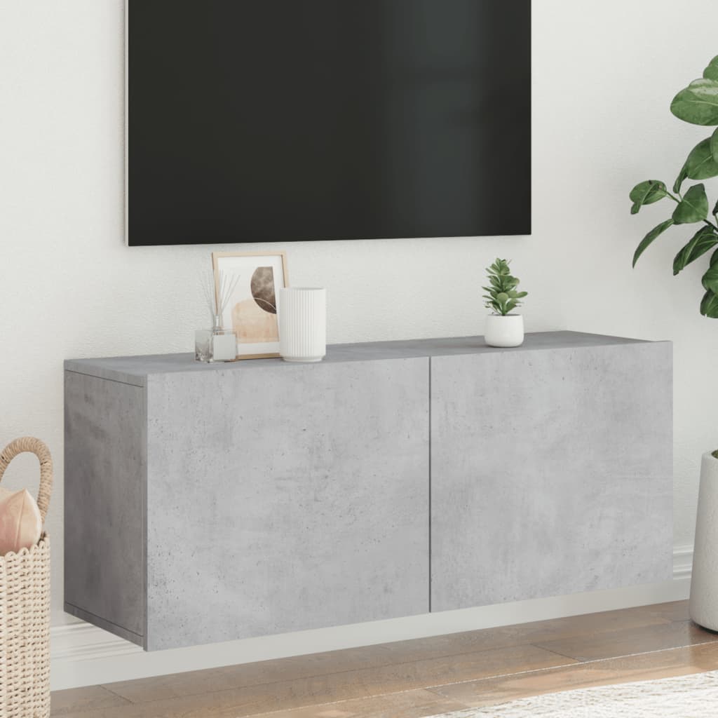 Móvel para TV em madeira branca 90x30x40 cm