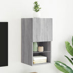 Mueble para TV con luces LED blanco 100x30x30 cm