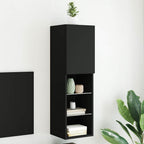 Mueble para TV con luces LED blanco 100x30x30 cm