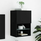 Mueble para TV con luces LED blanco 100x30x30 cm