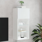 Mueble para TV con luces LED blanco 100x30x30 cm