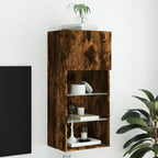 Mueble para TV con luces LED blanco 100x30x30 cm