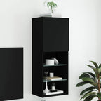 Mueble para TV con luces LED blanco 100x30x30 cm