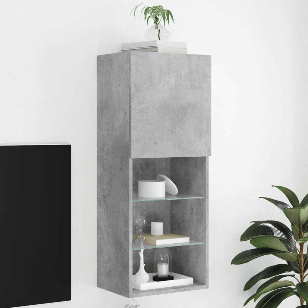 Mueble para TV con luces LED blanco 100x30x30 cm
