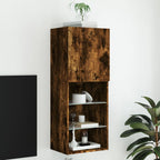 Mueble para TV con luces LED blanco 100x30x30 cm