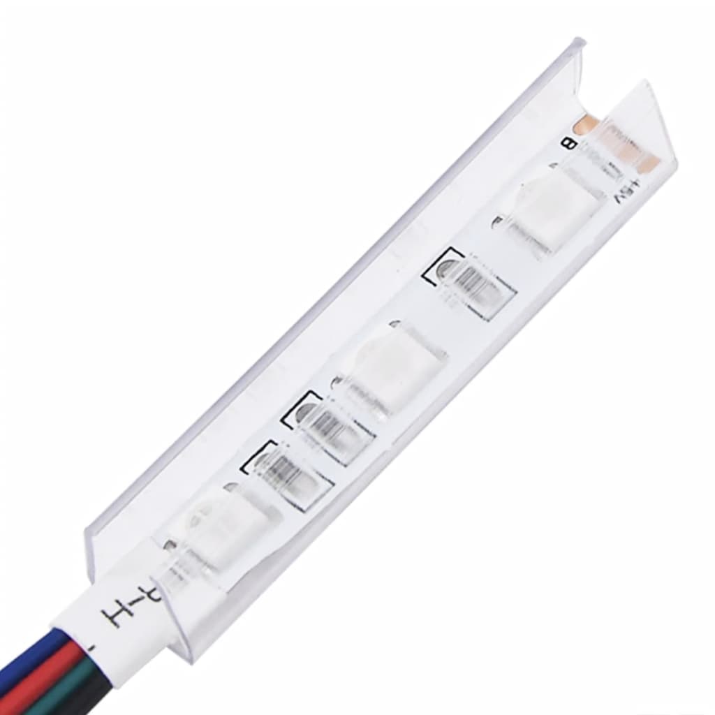 Mesita de noche de pared con luces LED blanco