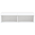 Mueble para TV con luces LED blanco 100x30x30 cm
