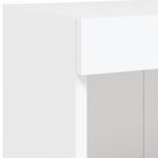 Mueble para TV con luces LED blanco 100x30x30 cm