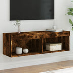 Mueble para TV con luces LED blanco 100x30x30 cm