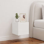 Muebles de pared de TV 2 uds madera gris hormigón 100x30x30 cm