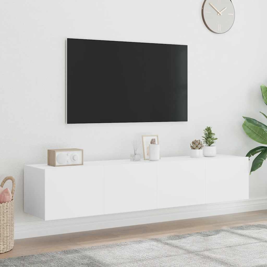 Muebles de TV 2 uds 100x31x25,5 cm Madera ingeniería envejecida