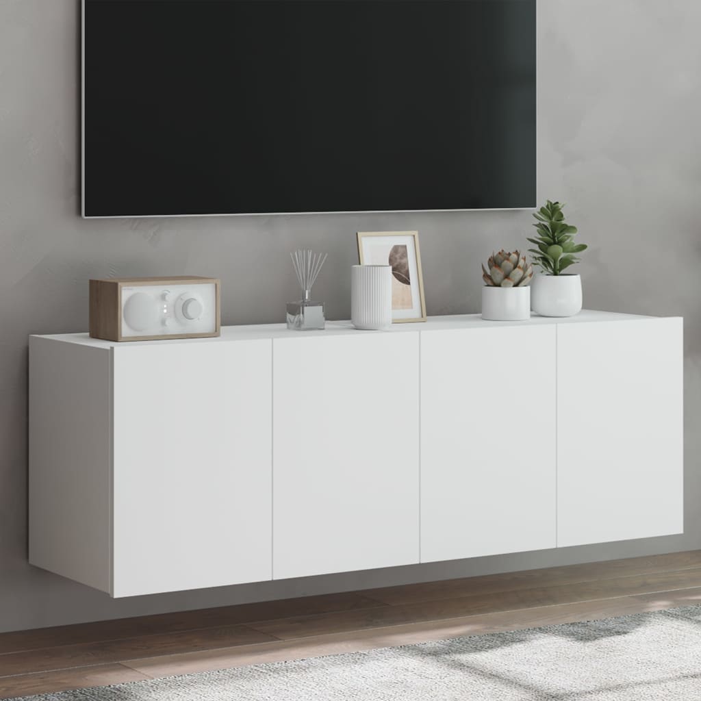 Muebles de TV 2 uds 100x31x25,5 cm Madera ingeniería envejecida