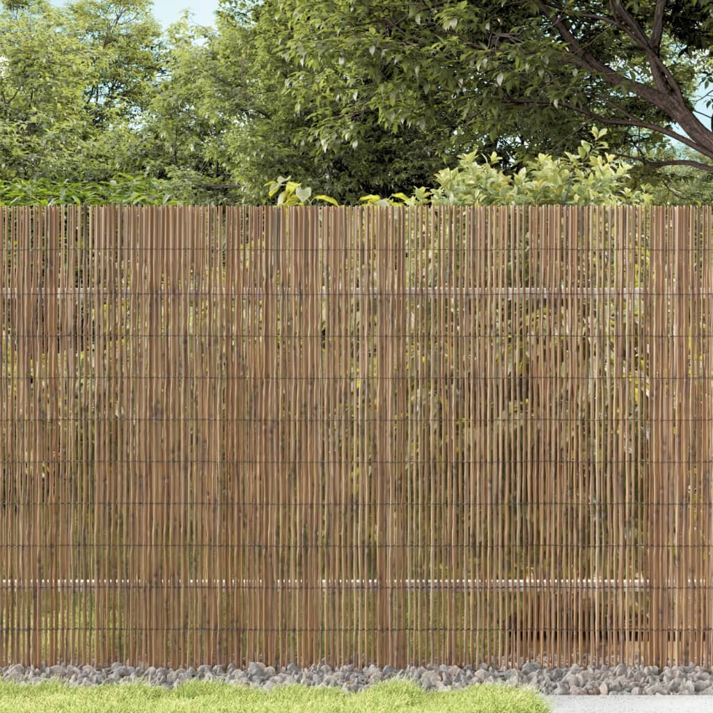 Valla de jardín de caña 1000x90 cm