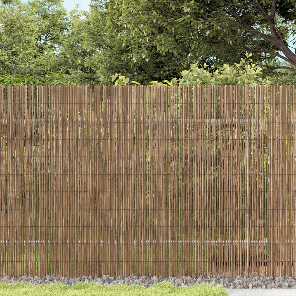 Valla de jardín de caña 1000x90 cm