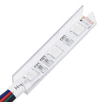Aparador con luz LED 3 piezas madera de ingeniería roble sonoma